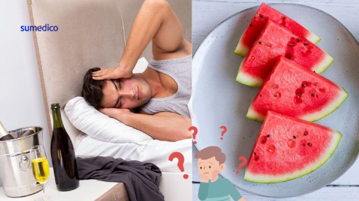 ¿Es cierto que comer sandía cuando estás crudo es dañino?