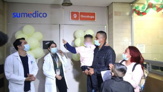 Después de 4 años, Dani toca 'Campana de la victoria' contra el cáncer