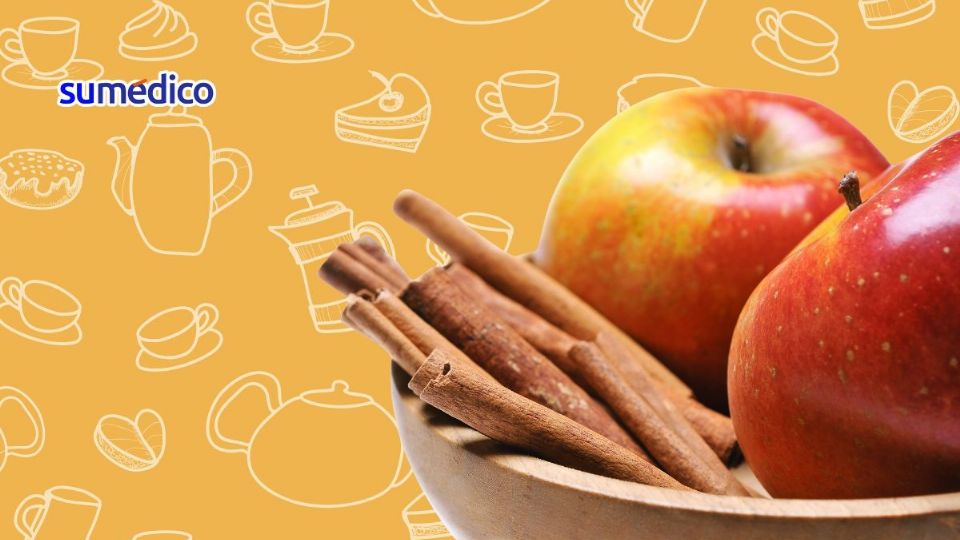 Termina el día con una rica taza de té de manzana con canela.