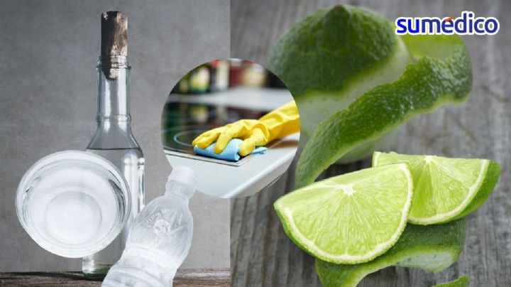 Cómo preparar un limpiador casero con vinagre y cáscaras de limón