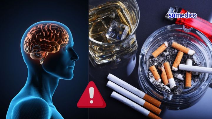 Daños en el cerebro causados por consumir tabaco y alcohol