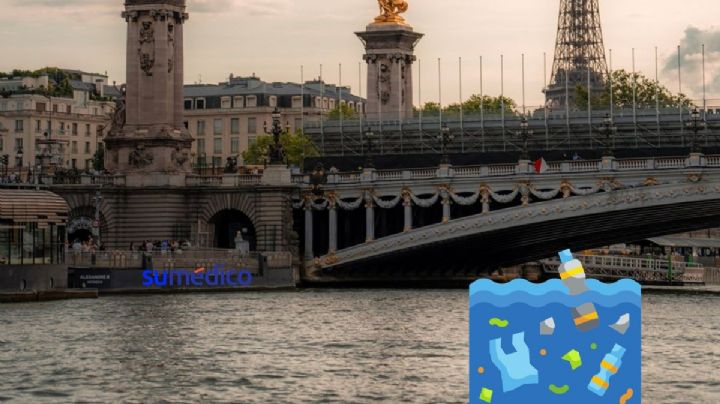 El peligro de que los atletas naden en las aguas contaminadas del Río Sena en París 2024