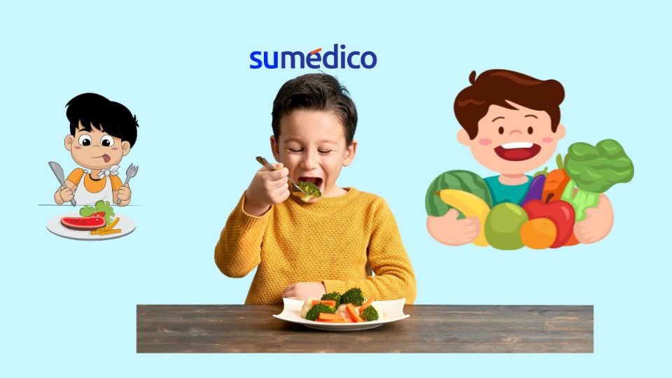 Los niños necesitan alimentarse bien para crecer sanos y fuertes