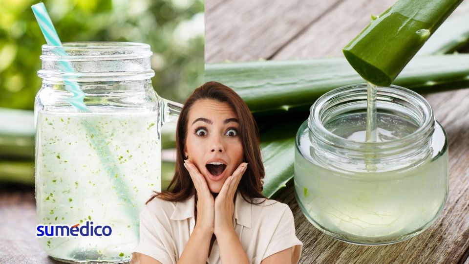 El licuado de aloe vera es refrescante y con muchos beneficios.