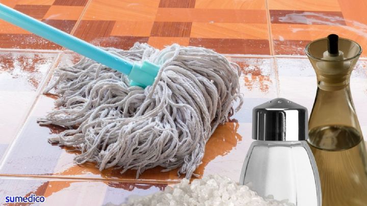 Vinagre y sal en la escoba, el truco para dejar tu casa bien limpia