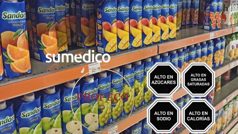 Conoce los jugos envasados con exceso de azúcar y que Profeco recomienda NO consumir
