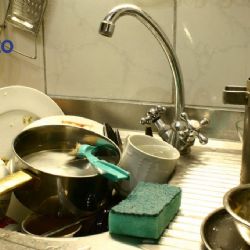 ¿Por qué no es bueno dejar los trastes sucios?