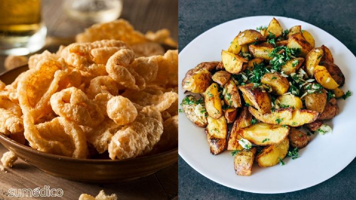 ¿Qué es más nutritivo, el chicharrón o las papas?