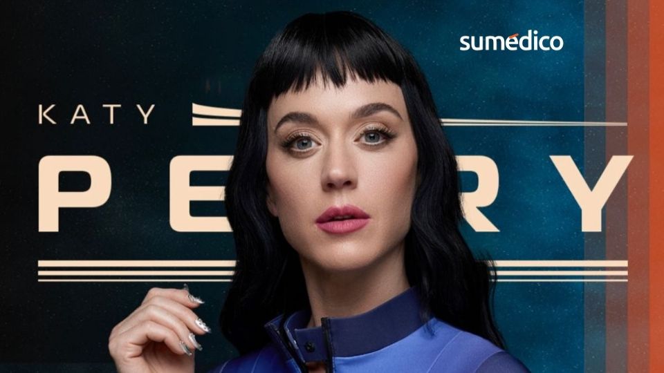 Katy Perry estuvo unos minutos en el espacio