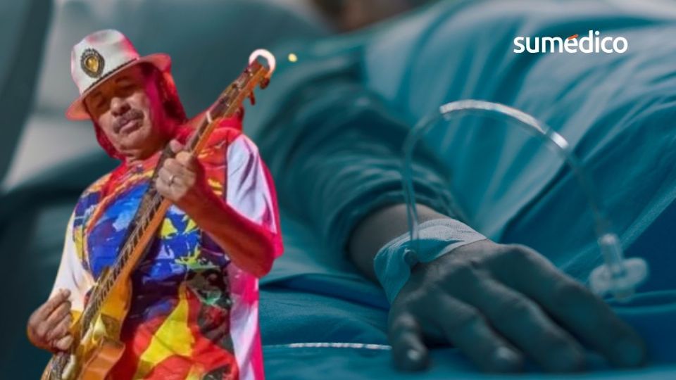 Carlos Santana fue hospitalizado de emergencia a sus 77 años.