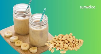 ¿Para qué sirve el licuado de plátano con cacahuate diario?