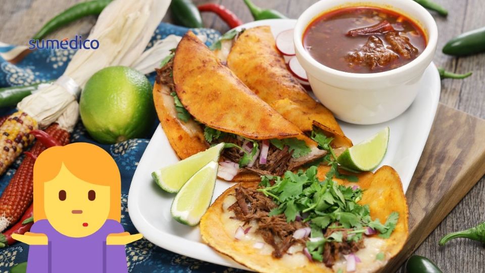 Las quesabirrias son un antojito común el fin de semana pero hay que moderarse con su consumo.