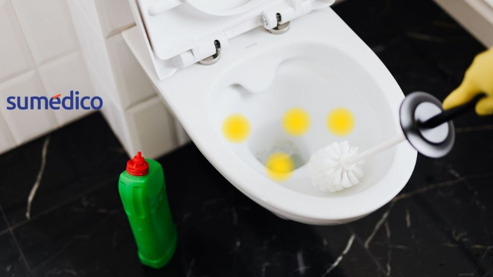 Conoce cómo quitar las manchas amarillas de la taza de baño