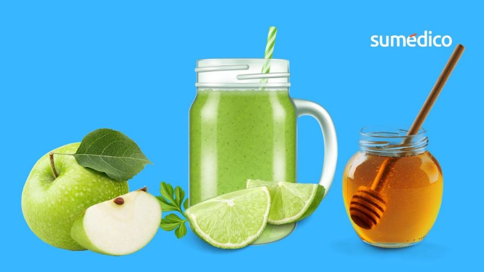 Licuado verde que limpia tus pulmones