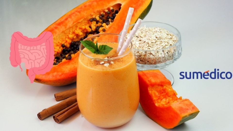 La papaya con avena te ayudan a limpiar el colon