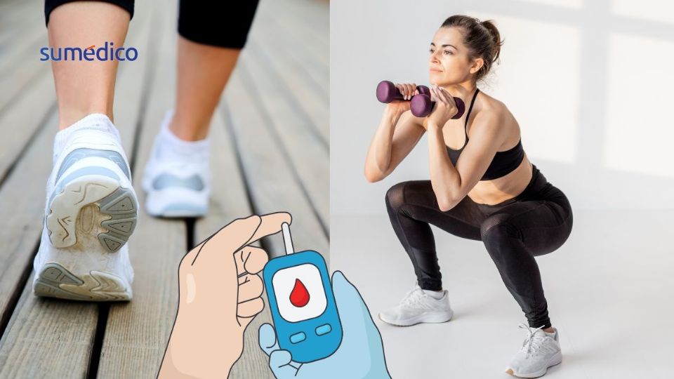 Ambos son ejercicios sencillos pero ¿Cuál es mejor para la glucosa alta?
