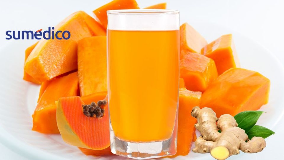 El agua de papaya con jengibre aporta diferentes beneficios para la salud
