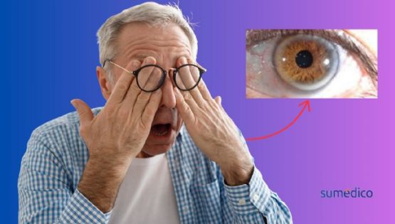 Qué significa una mancha gris en los ojos de adultos mayores