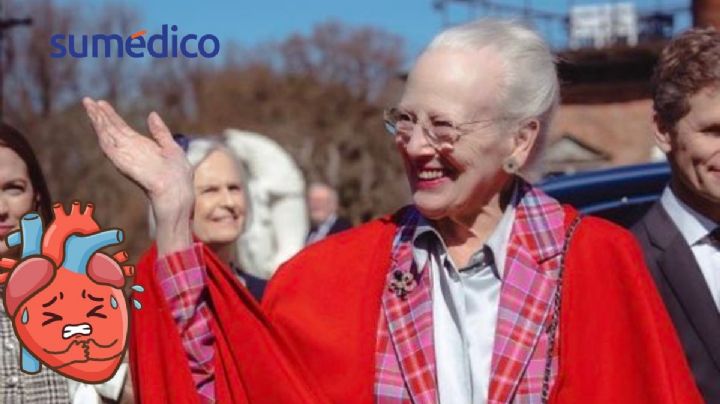 ¿Qué es la angina de pecho que padece la reina Margarita de Dinamarca?