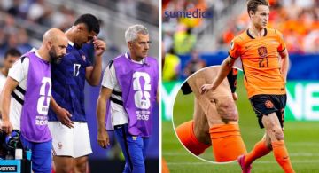 Saliba y De Jong: las superestrellas que se fueron lesionadas del Mundial