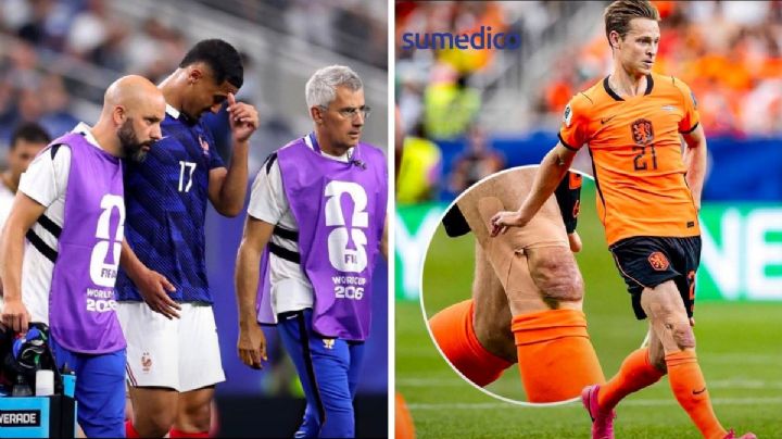 Saliba y De Jong: las superestrellas que se fueron lesionadas del Mundial
