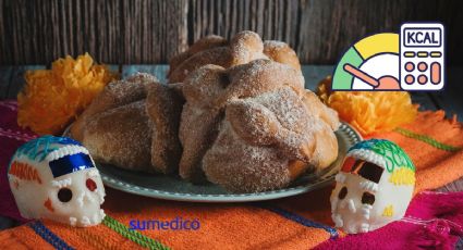 ¿Cuántas calorías tiene el pan de muerto?