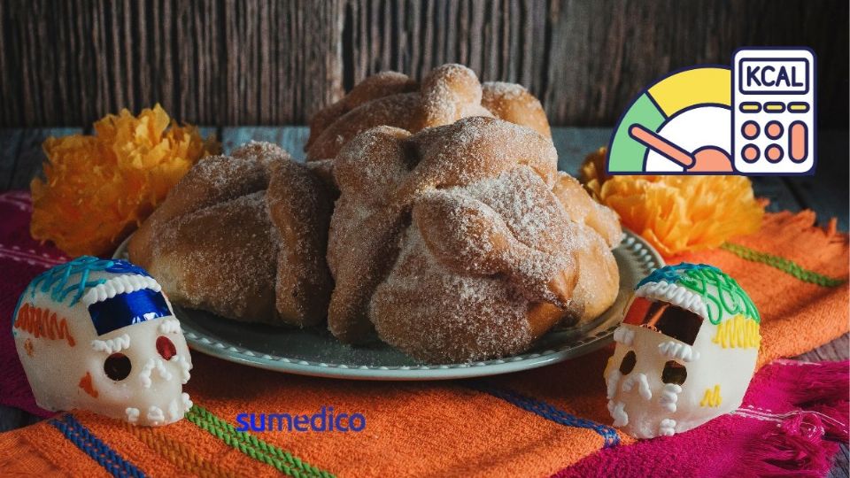 El pan de muerto con azúcar es delicioso, pero hay que comerlo con moderación.