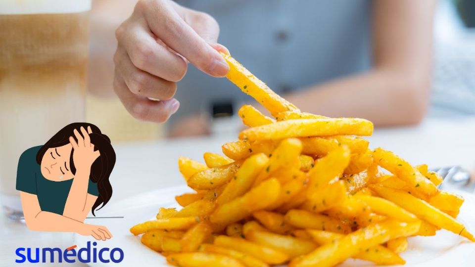 Los alimentos fritos pueden afectar la salud.