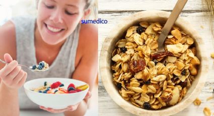 Receta de granola casera (sin horno) para un desayuno saludable