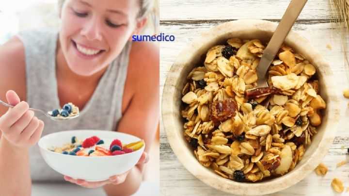 Receta de granola casera (sin horno) para un desayuno saludable