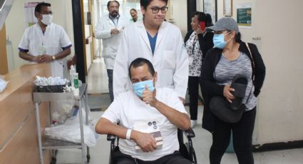 "Es maravilloso que tenga un corazón"; paciente con traqueotomía recibe trasplante en el IMSS