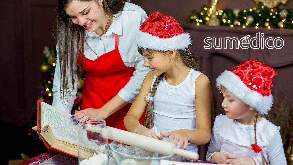 Prepara esta receta para hacer galletas de Navidad.