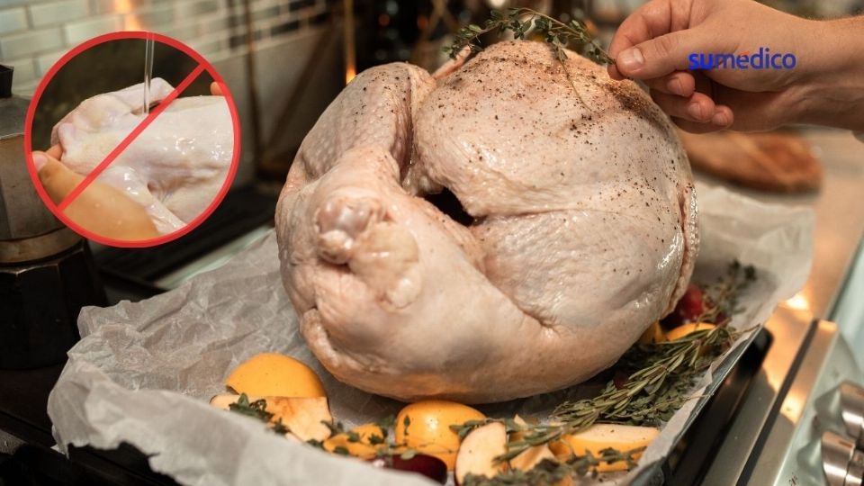 El pavo no se debe pasar del congelador a la temperatura ambiente ¿lo sabías?