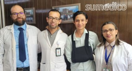 Médicos del IMSS evitan amputación de brazo en un joven con desprendimiento parcial