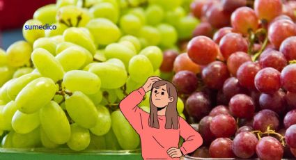 Uvas moradas o verdes ¿Qué es más saludable comer?