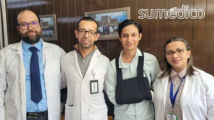 Médicos del IMSS evitan amputación de brazo en un joven con desprendimiento parcial