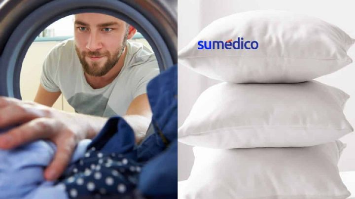 Deja impecables tus almohadas dentro de la lavadora usando solo tres ingredientes