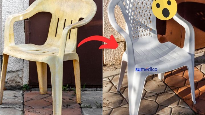 Truco para limpiar sillas de plástico y que queden como nuevas