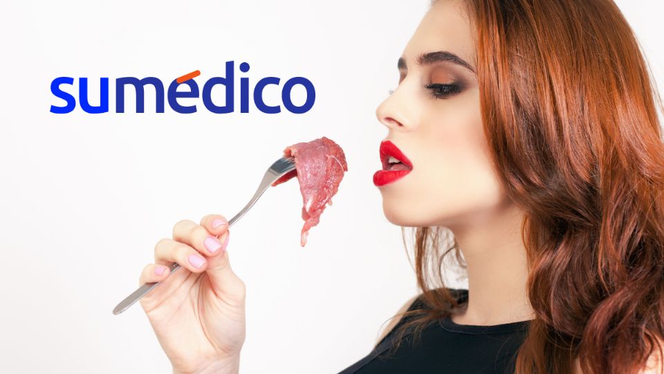 Comer carne cruda puede provocar problemas a la salud.