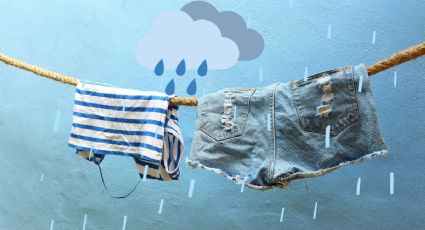 ¿Se debe volver a lavar la ropa si se moja con lluvia después de lavarse?