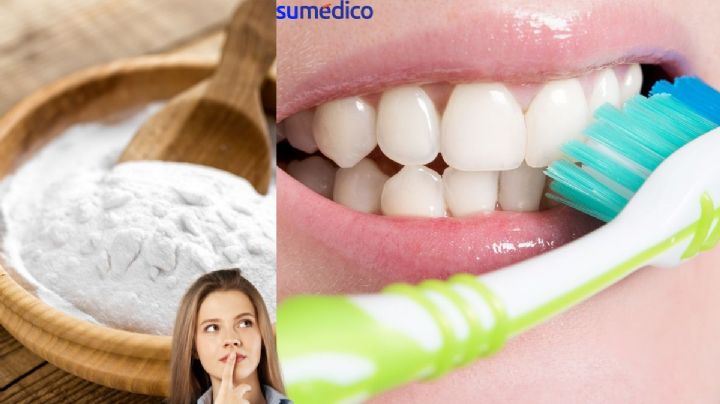 ¿Qué pasa al lavarse los dientes con bicarbonato?