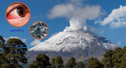 ¿Qué enfermedades se asocian con la ceniza volcánica del Popocatépetl? Te explicamos