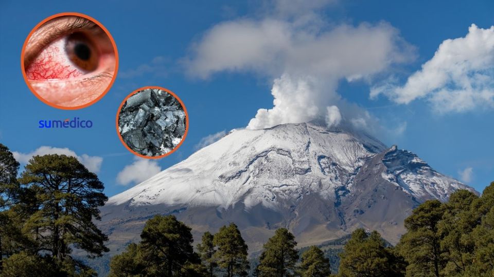 Estas son algunas de las enfermedades por ceniza de volcán.