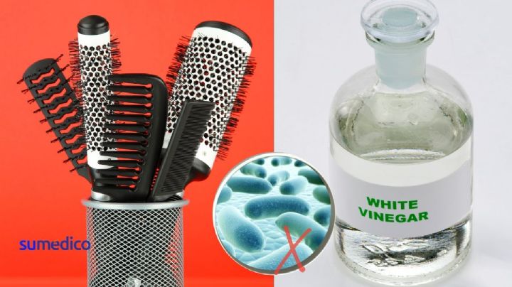 ¿Por qué deberías poner vinagre en el cepillo del cabello?