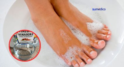 Beneficios de sumergir los pies en vinagre