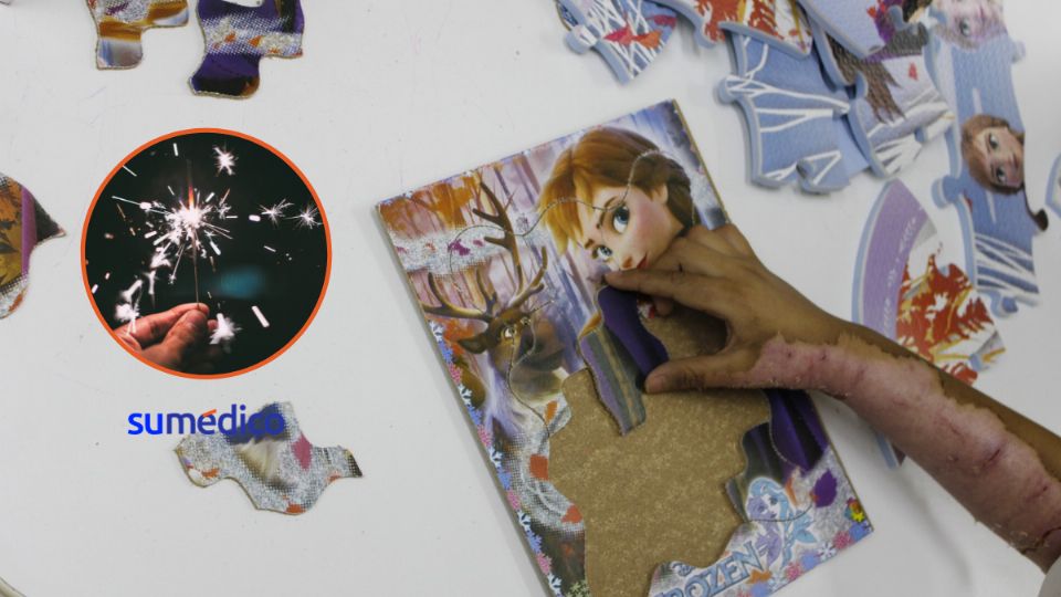 Previene las quemaduras por pirotécnica en infantes y adolescentes en estos festejos patrios