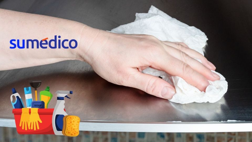 ¿Cómo limpiar las superficies de acero inoxidable? Conoce este truco de limpieza.