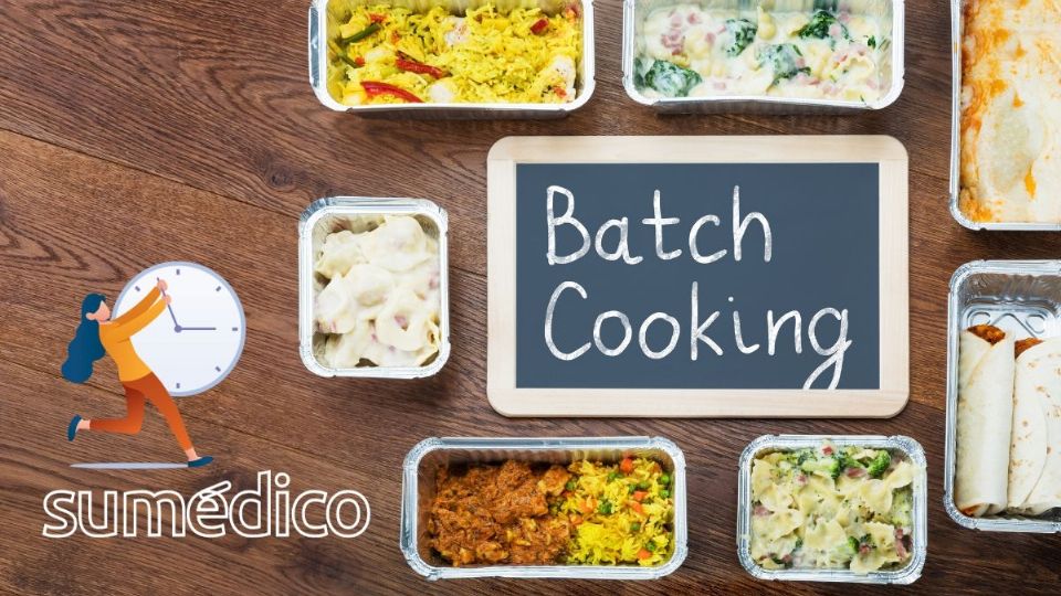 Gánale unos minutos al tiempo en la preparación de alimentos con el batch cooking.