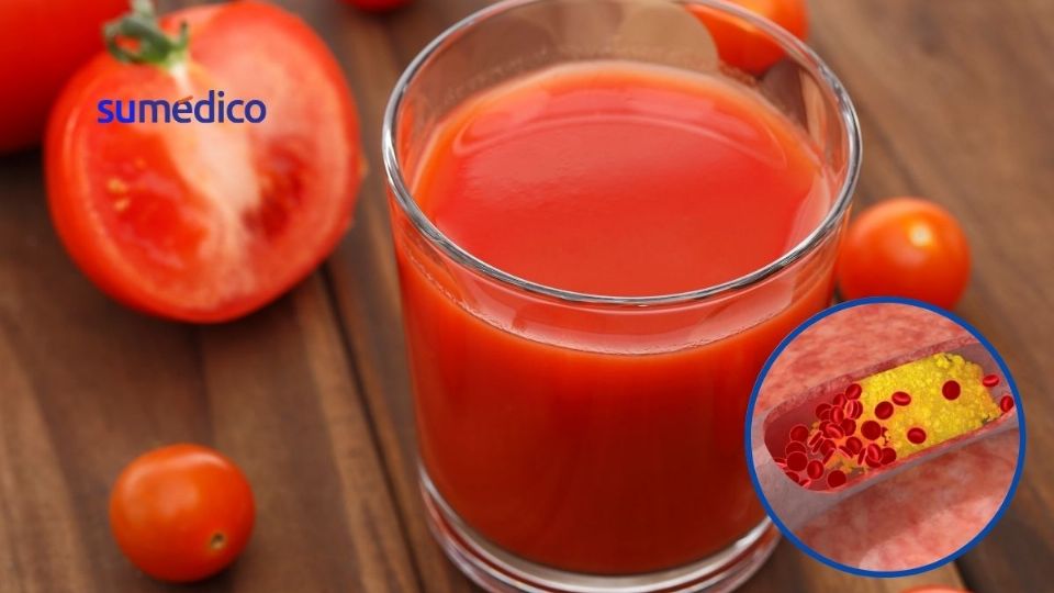 Tomar jugo de tomate por la mañana podría ser de mucha ayuda contra el colesterol alto.