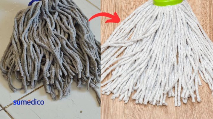 Cómo lavar el trapeador para que quede blanco y sin pelos